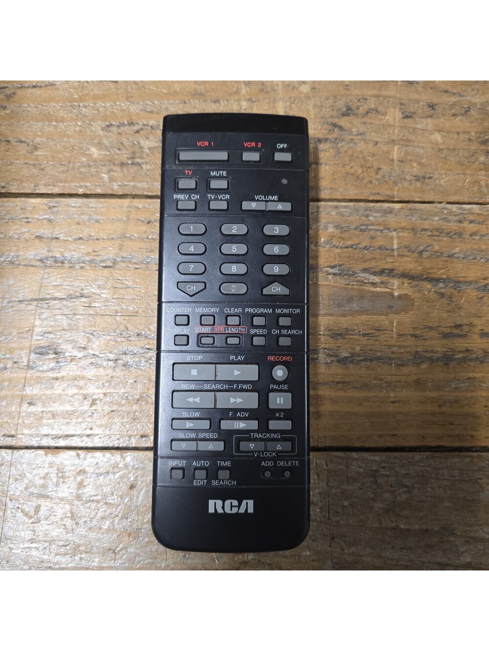RCA VSQS0937 TV VCR Remote Control, OEM for VR671HF, VR700HF, VR625HF, VR511 +